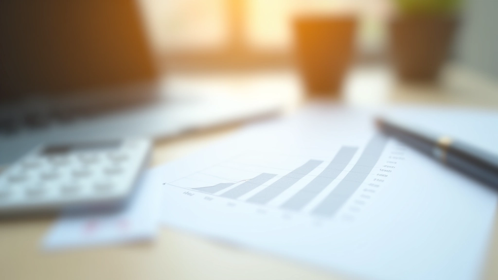 Finanzieller Wachstumsgraph auf Papier, steigende Linie zeigt Vermögensaufbau und Inflationsschutz