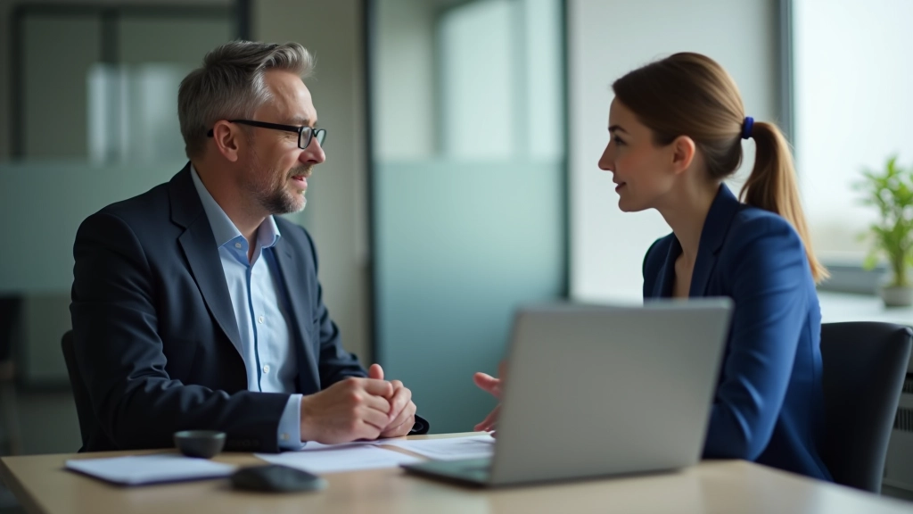 Versicherungsberatung mit Kundenorientierung im modernen Büro